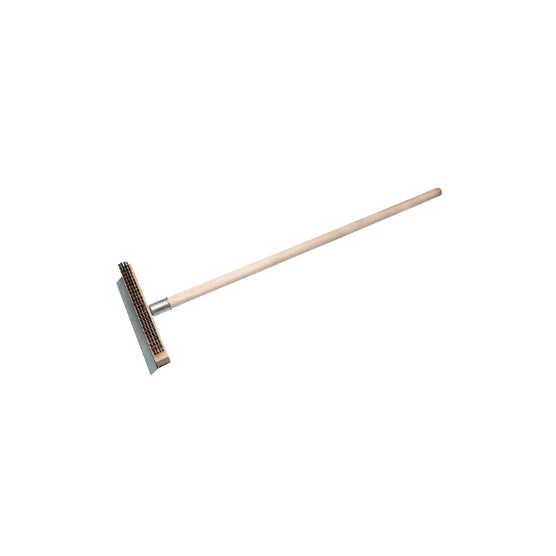 Pizza Oven Wire Brush W/Scraper (No Handle) - Case Qty 1