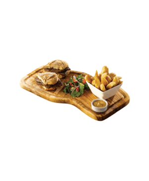 Olive Wood Serving Board with Groove 40x21cm+/- - Case Qty 1