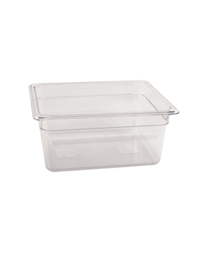 Polycarbonate Gastronorm Pan 1/2 150mm Clear - Case Qty 1