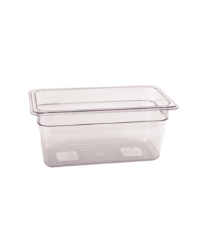Polycarbonate Gastronorm Pan 1/3 150mm Clear - Case Qty 1