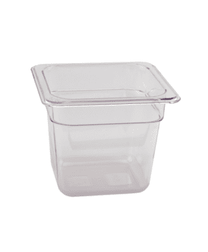 Polycarbonate Gastronorm Pan 1/6 150mm Clear - Case Qty 1
