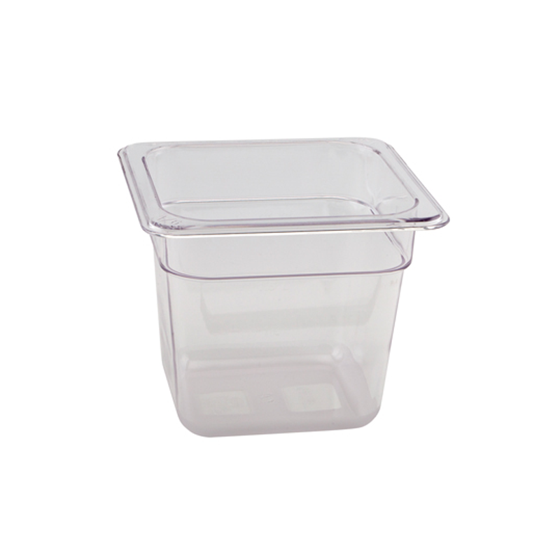 Polycarbonate Gastronorm Pan 1/6 150mm Clear - Case Qty 1