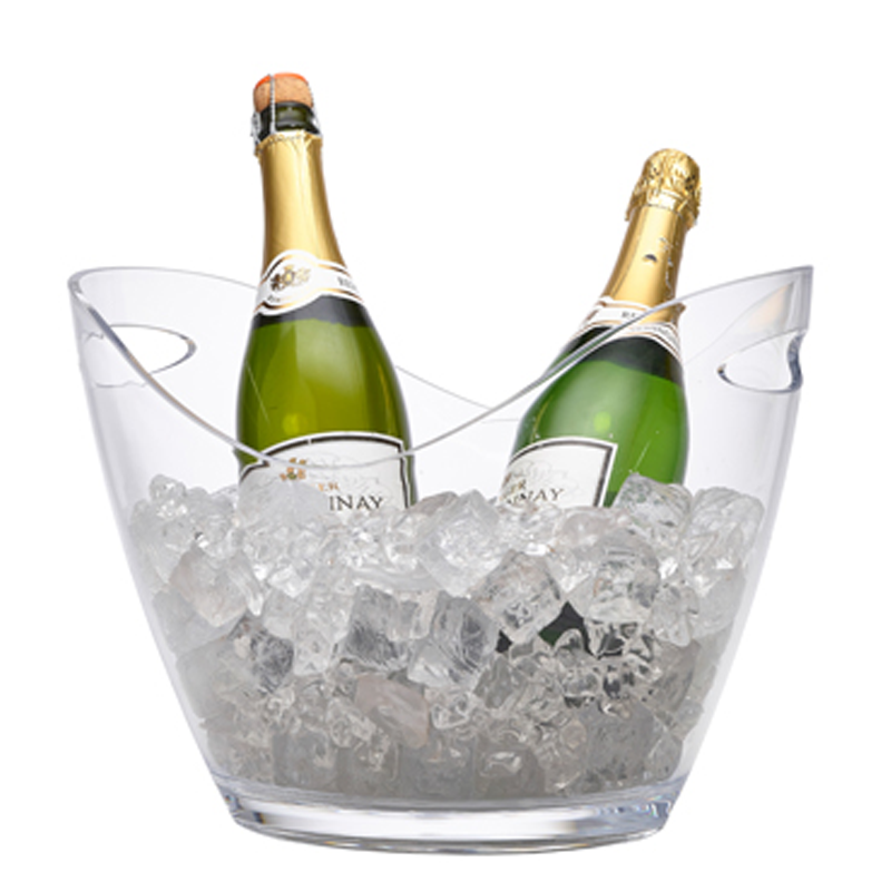 Clear Plastic Champagne Bucket Large - Case Qty 1