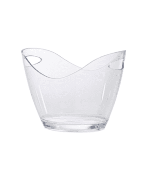 Clear Plastic Champagne / Wine Bucket Small - Case Qty 1