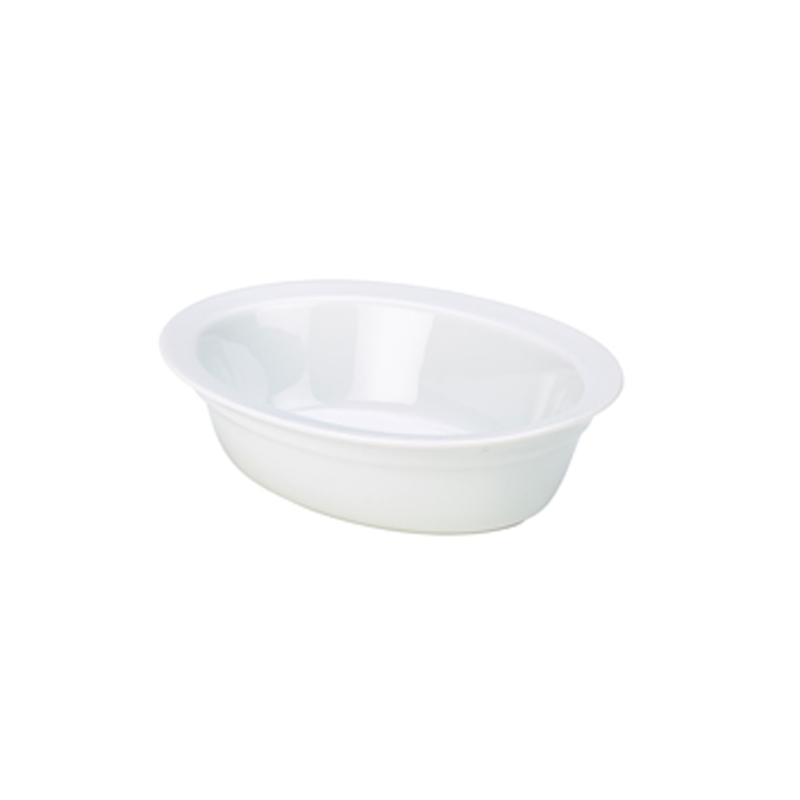 RGW Lipped Pie Dish 17.5 x 13.5 x 4.5cm White - Case Qty 6