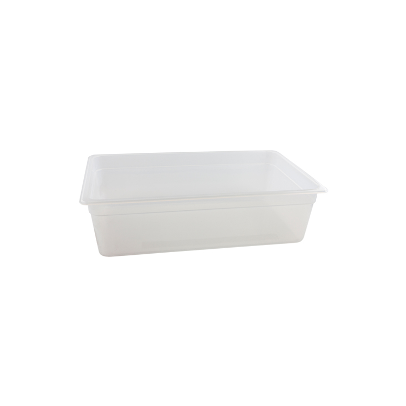 1/1 Polypropylene Gastronorm Pan 200mm Clear - Case Qty 1
