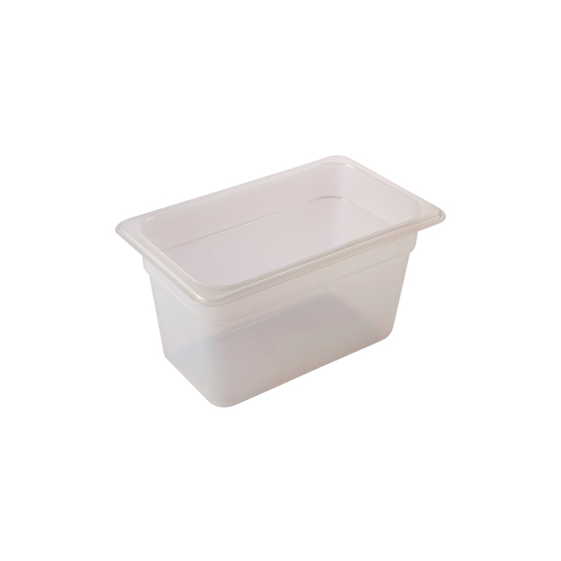 1/2 Polypropylene Gastronorm Pan 150mm Clear - Case Qty 1