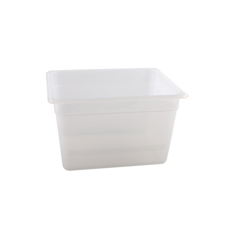 1/2 Polypropylene Gastronorm Pan 200mm Clear - Case Qty 1