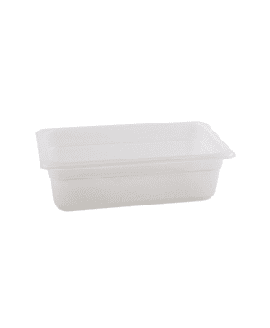 1/3 Polypropylene Gastronorm Pan 100mm Clear - Case Qty 1