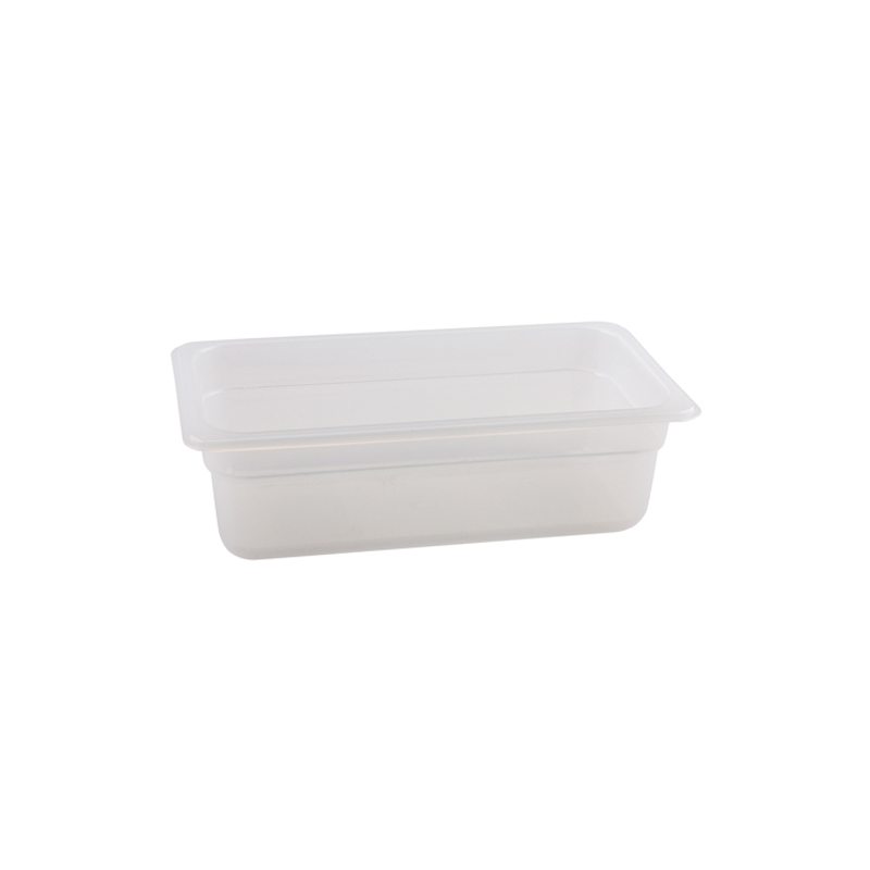 1/3 Polypropylene Gastronorm Pan 100mm Clear - Case Qty 1