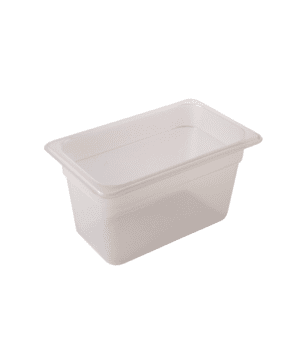 1/4 Polypropylene Gastronorm Pan 150mm Clear - Case Qty 1
