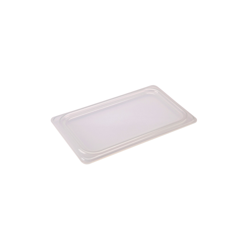 1/4 Polypropylene GN Lid Clear - Case Qty 1