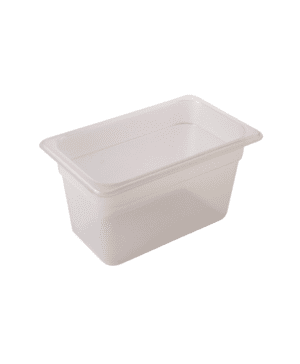 1/6 Polypropylene Gastronorm Pan 100mm Clear - Case Qty 1