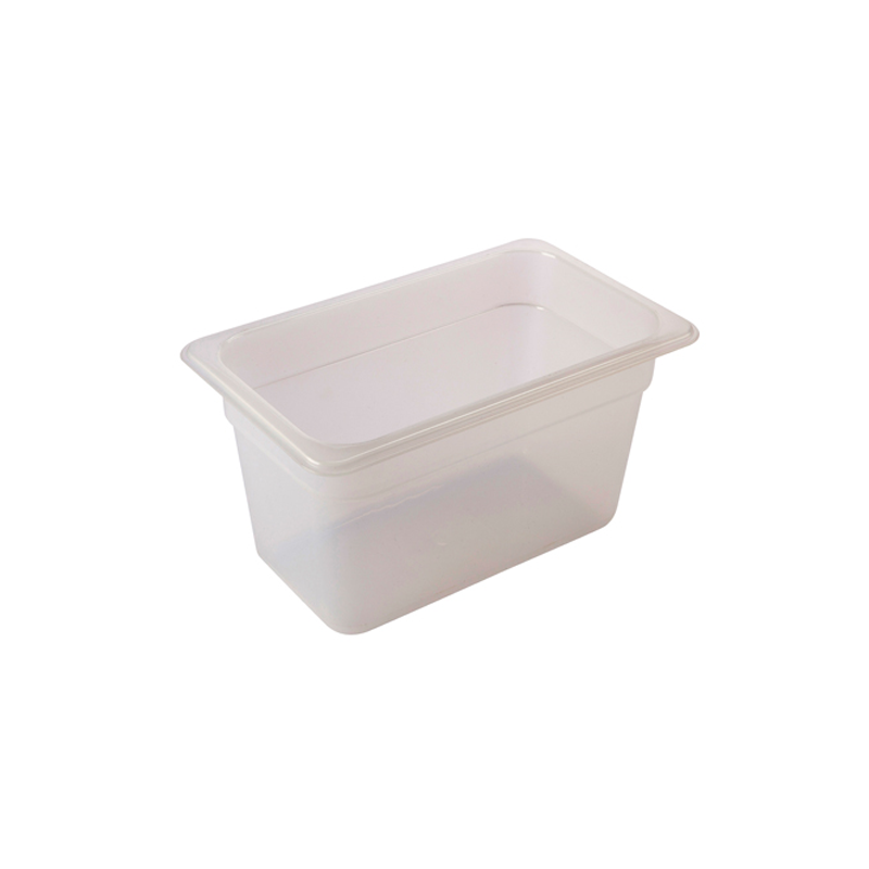 1/6 Polypropylene Gastronorm Pan 150mm Clear - Case Qty 1