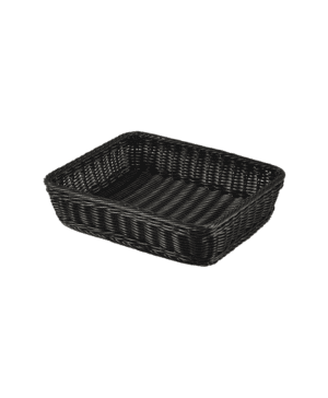 Polywicker Display Basket GN 1/2 Black - Case Qty 1