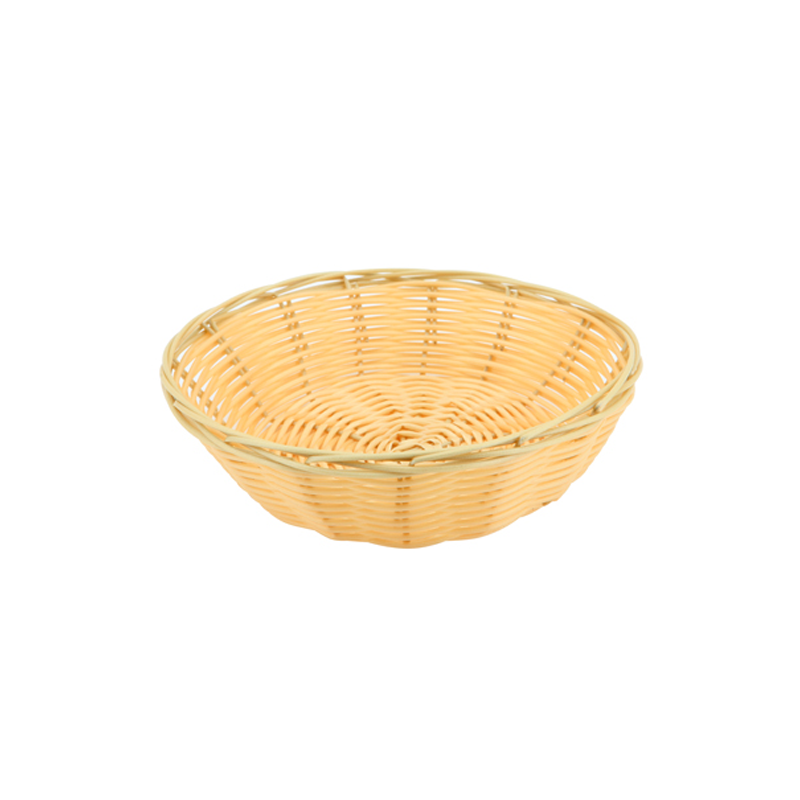 Round Polywicker Basket 7"(d) x 2" Deep - Case Qty 1