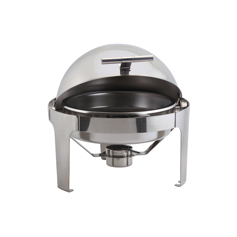 Round Deluxe Roll Top Chafer 6L - Case Qty 1