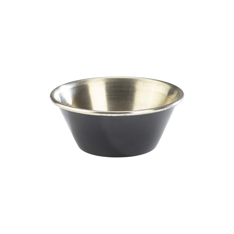 1.5oz St/Steel Ramekin Black - Case Qty 1