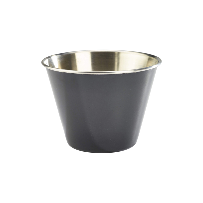 12oz St/Steel Ramekin Black - Case Qty 1