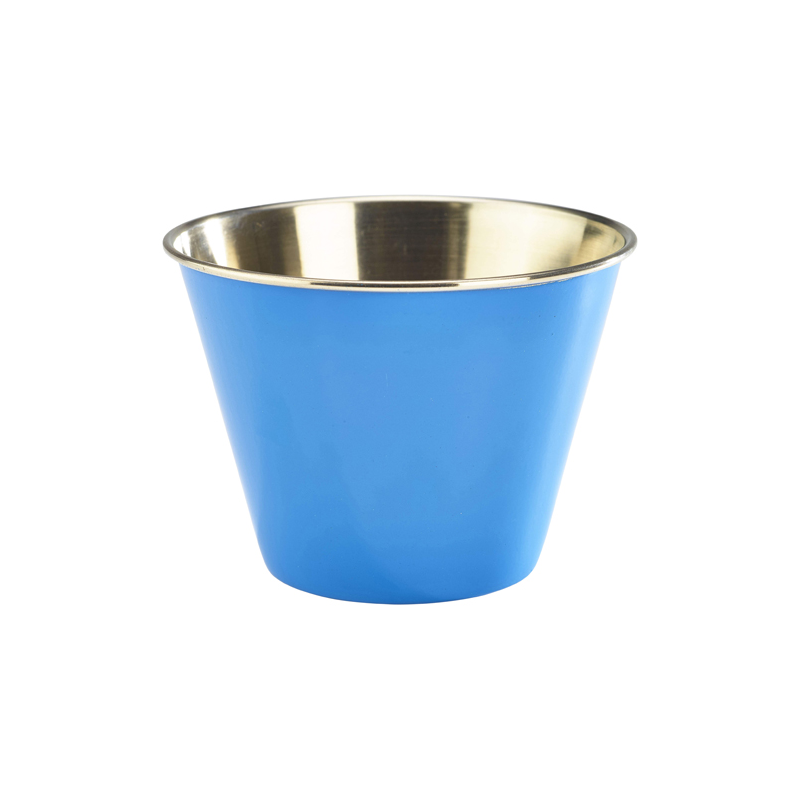 12oz St/Steel Ramekin Blue - Case Qty 1