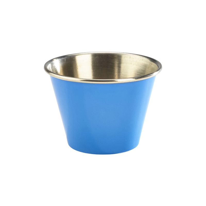 2.5oz St/Steel Ramekin Blue - Case Qty 1