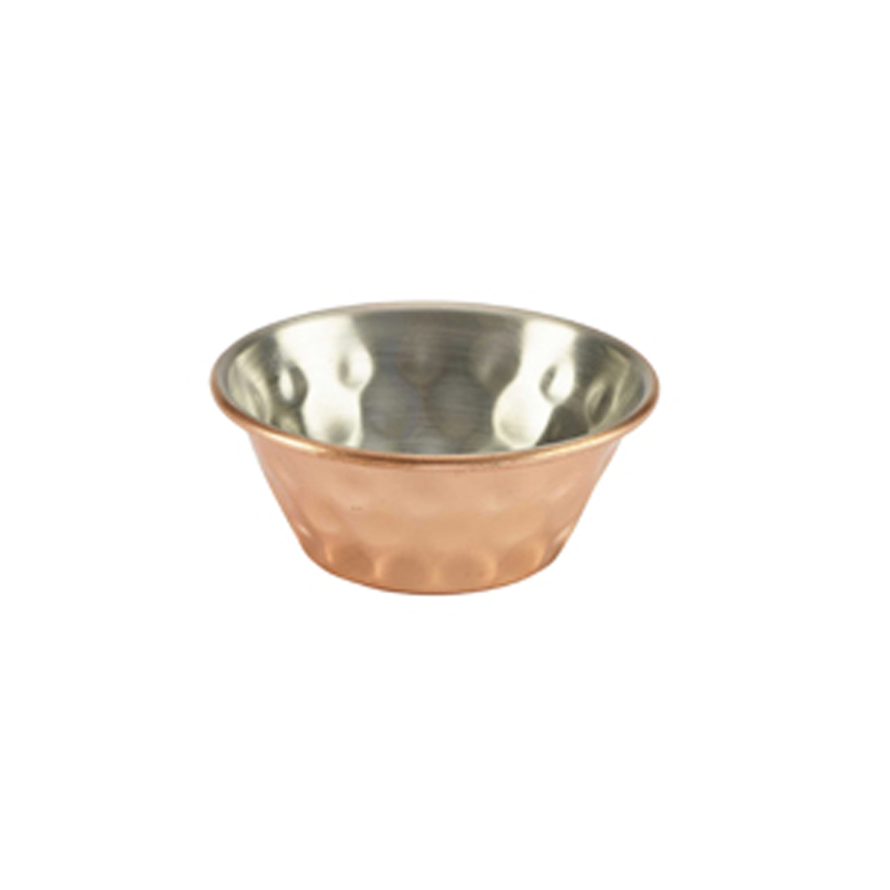 1.5oz Copper Plated Hammered Ramekin - Case Qty 1