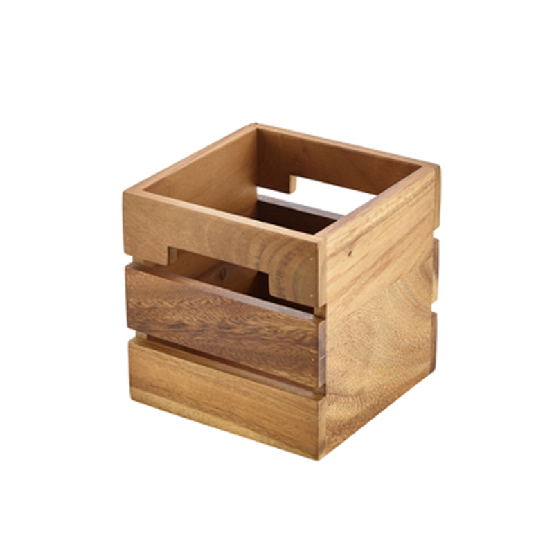 Acacia Wood Box / Riser 15 x 15 x 15cm - Case Qty 1