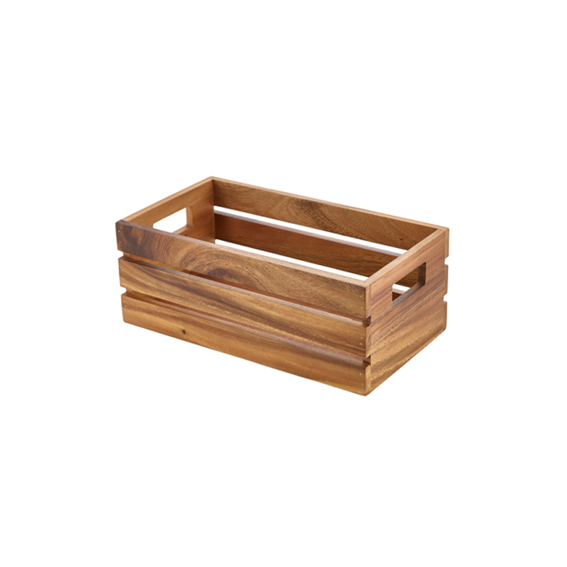 Acacia Wood Box / Riser GN 1/3 - 32.5 x 18 x 12.3cm - Case Qty 1