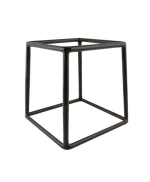 Genware Black Anti-Slip Buffet Riser 18 x 18cm - Case Qty 1