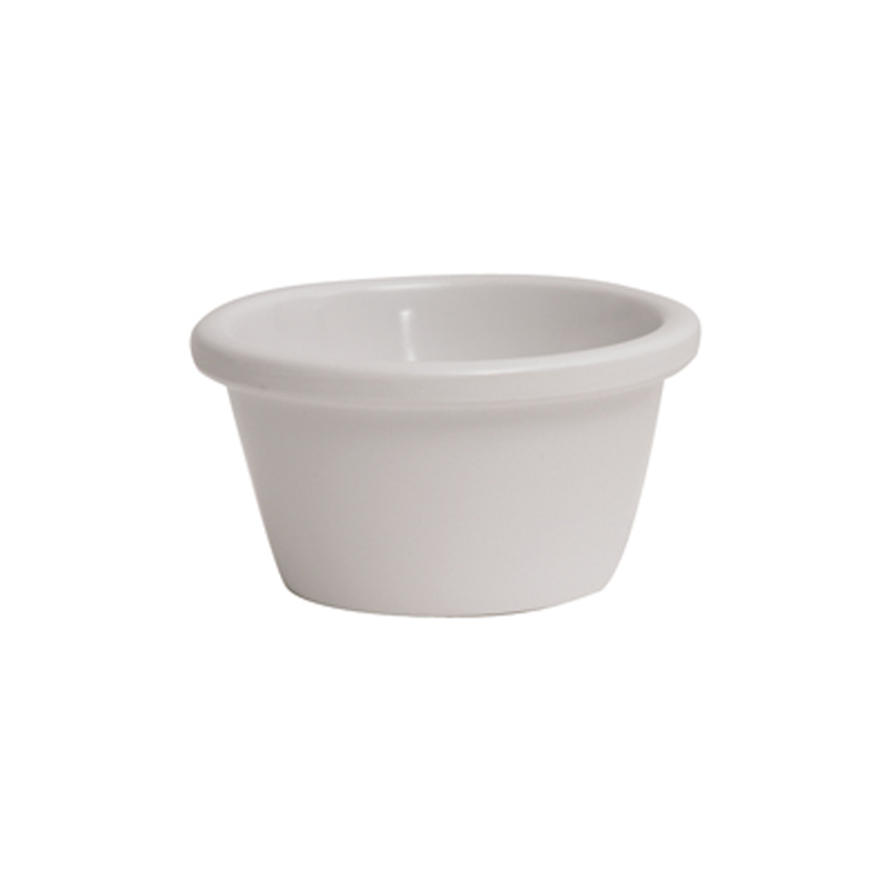 Ramekin 2oz Smooth White 75x35mm - Case Qty 1