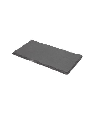 Genware Natural Edge Slate Platter 20 x 11cm - Case Qty 1