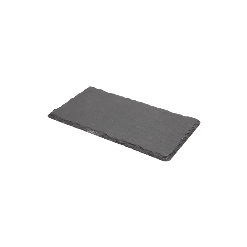 Genware Natural Edge Slate Platter 20 x 11cm - Case Qty 1