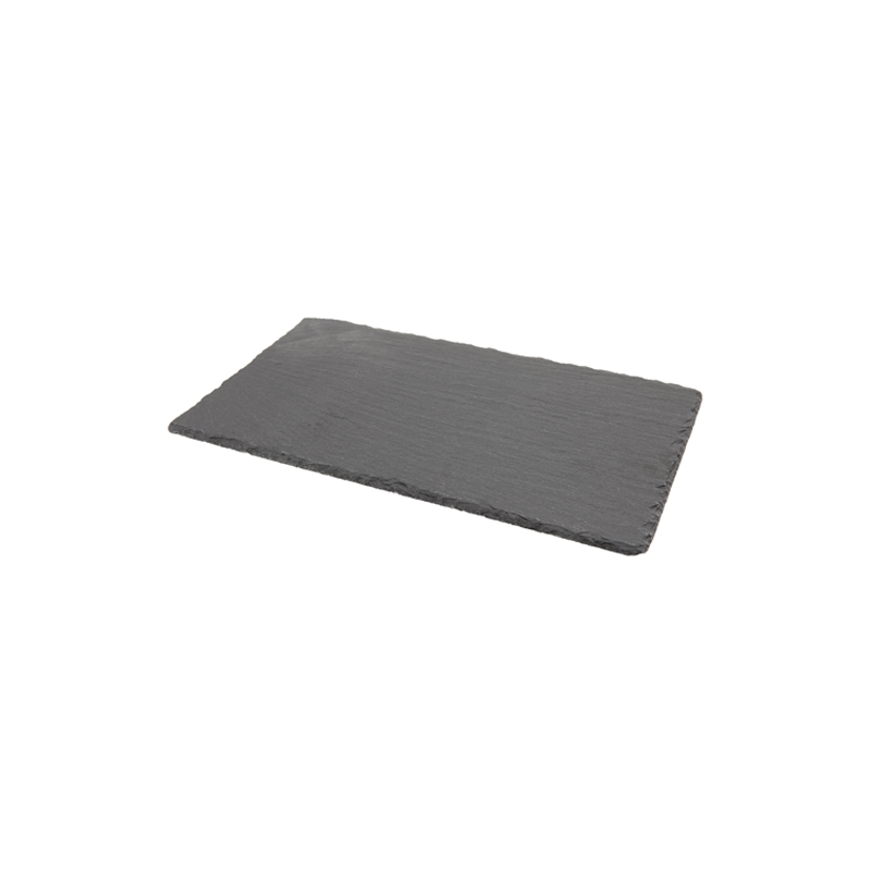 Genware Natural Edge Slate Platter 25 x 13cm - Case Qty 1