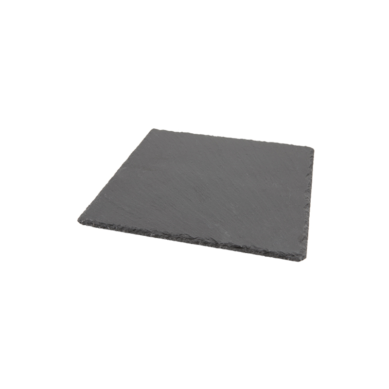 Genware Natural Edge Slate Platter 28 x 28cm - Case Qty 1