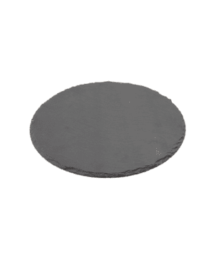 Genware Natural Edge Slate Platter 30cm Round - Case Qty 1
