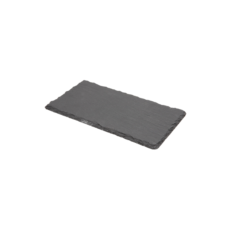 Genware Natural Edge Slate Platter 30 x 20cm - Case Qty 1