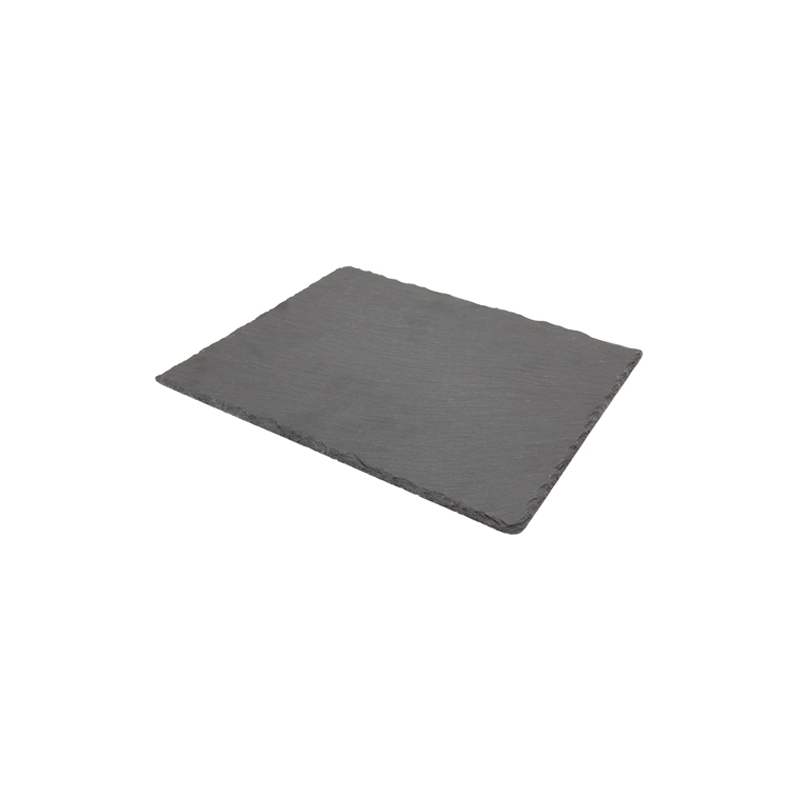 Genware Natural Slate Platter 32 x 26cm 1/2 G - Case Qty 1