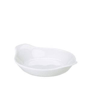 RGW Round Eared Dish 18cm/7" - 45cl/15.8oz White - Case Qty 6
