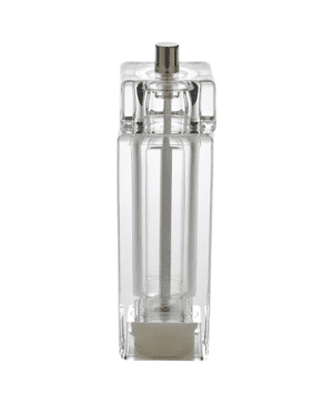 Genware Square Salt/Pepper Grinder Acrylic 15cm - Case Qty 1