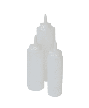 Squeeze Bottle Clear 8oz / 23cl - Case Qty 1