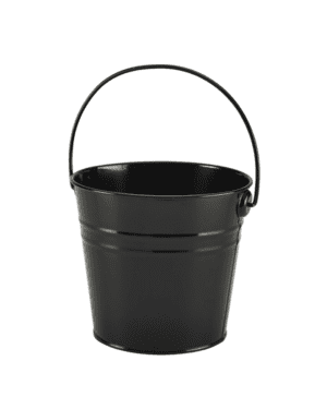 St/Steel Serving Bucket 16cm (d) Black - Case Qty 1