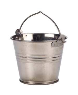St/Steel Serving Bucket 7cm (d) 4oz - Case Qty 1