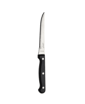 Steak Knife Black Poly Handle - 22cm (12's) - Case Qty 1