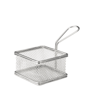 Serving Fry Basket Square 9.5x9.5x6cm - Case Qty 1