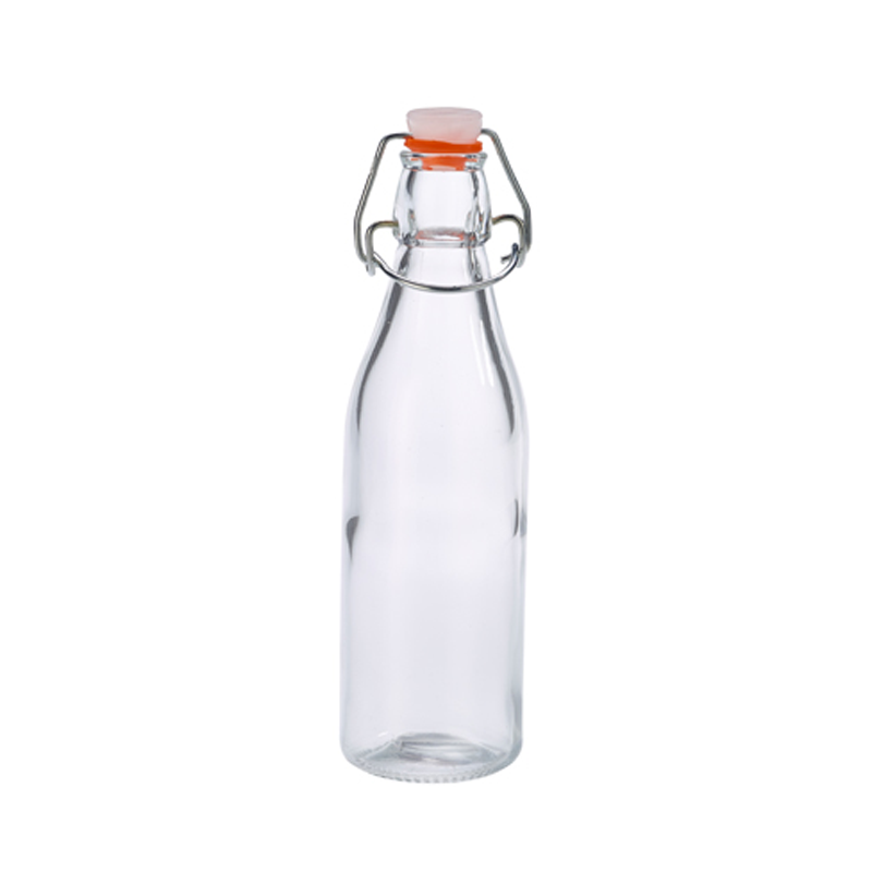 Genware Glass Swing Bottle 25cl / 9oz - Case Qty 6