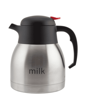 St/Steel Vacuum Push Button Jug 1.2lt / 42oz