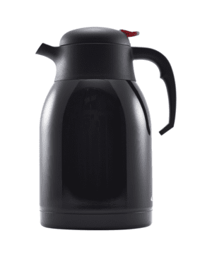 Black St/Steel Vacuum Push Button Jug 2lt / 70oz - Case Qty 1