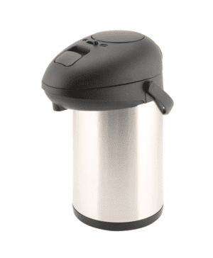 St/Steel Vacuum Pump Pot 3lt / 105oz - Case Qty 1