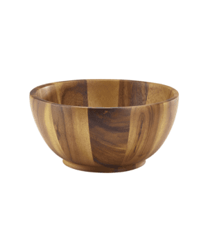 Acacia Wood Bowl 20(d) x 10cm(h) - Case Qty 1