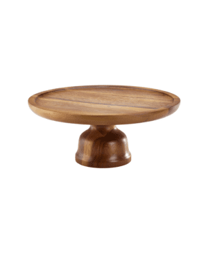 Acacia Wood Cake Stand - Case Qty 1